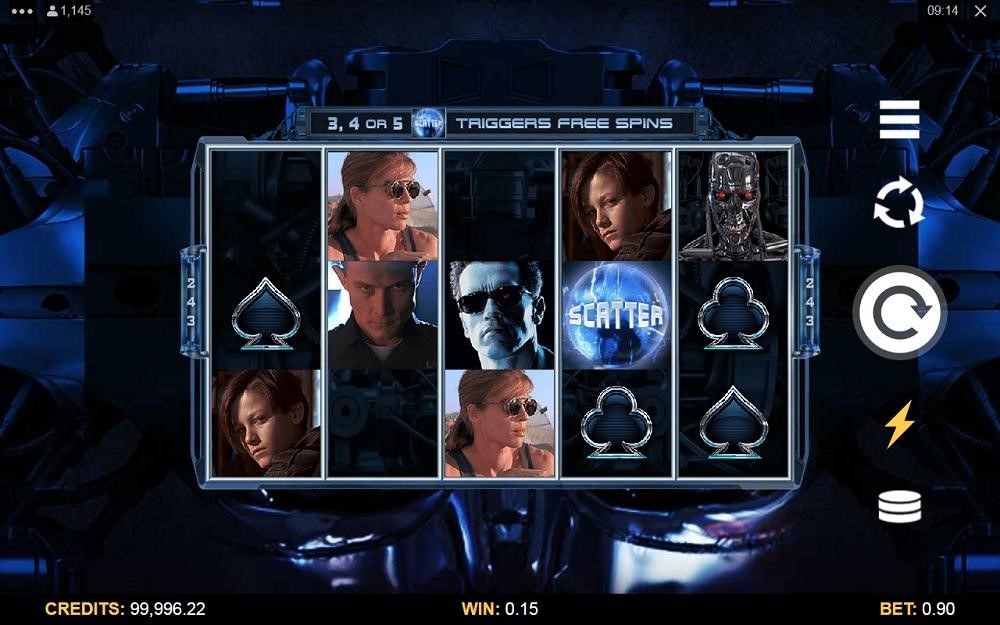 Terminator 2 Online Slot Microgaming caracteristiques